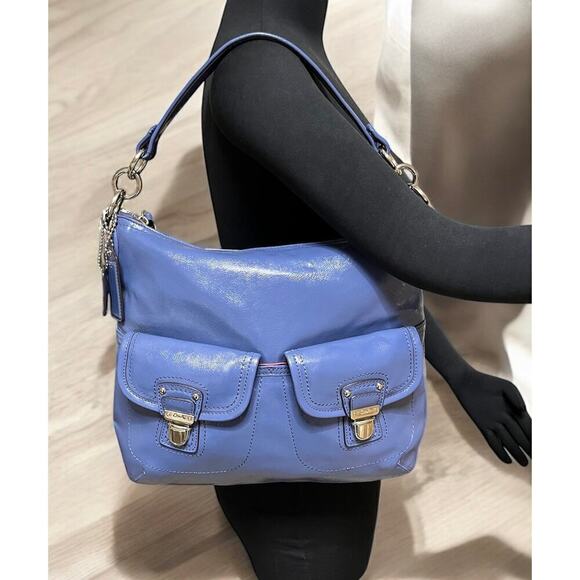 Coach F23401 Daisy Liquid Gloss Pocket Hobo Bag - Picture 7 of 13